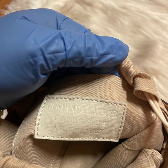 Borse in pelle Camel raffia bag - Picture 6 of 16